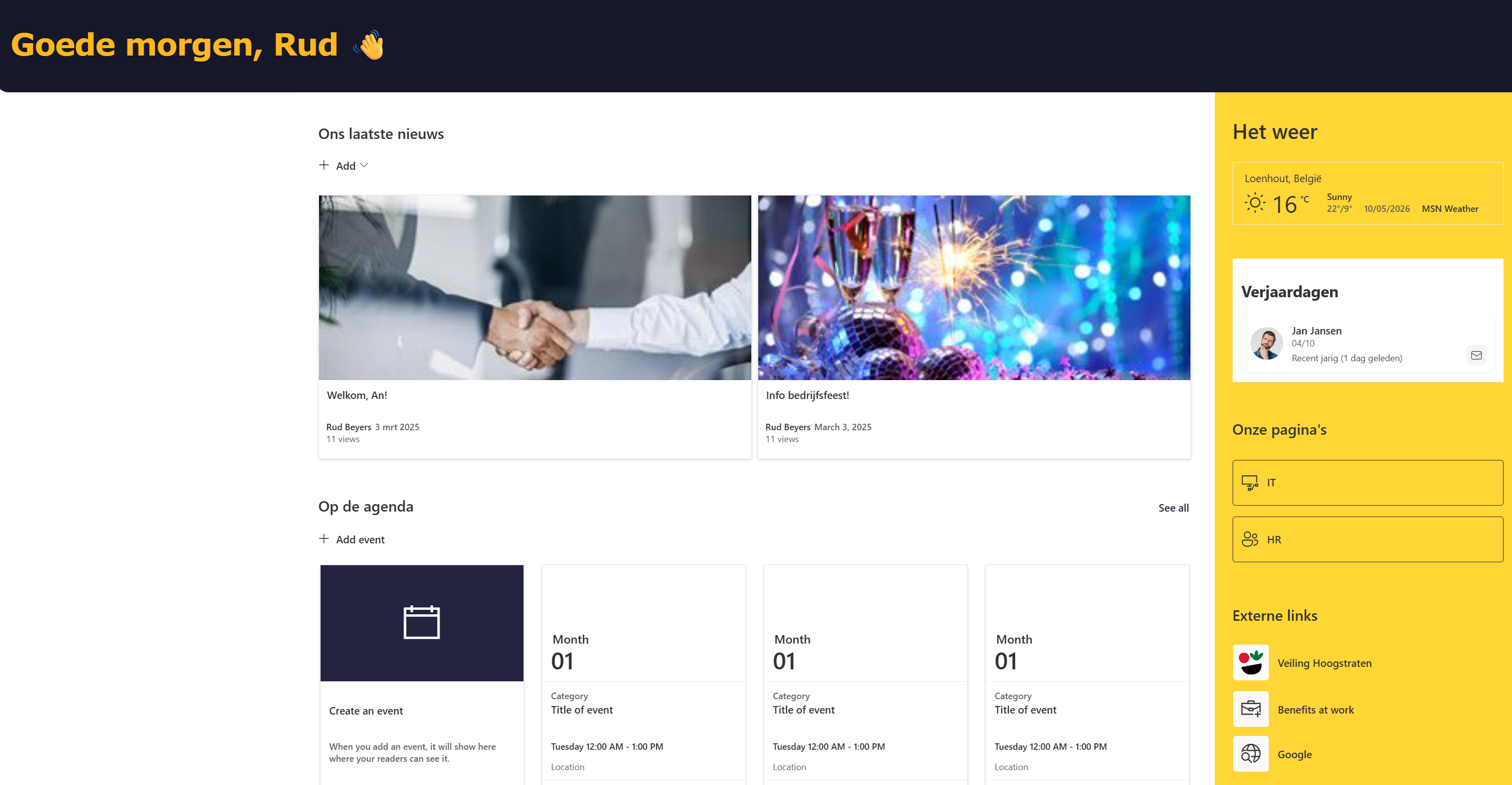 Startpagina